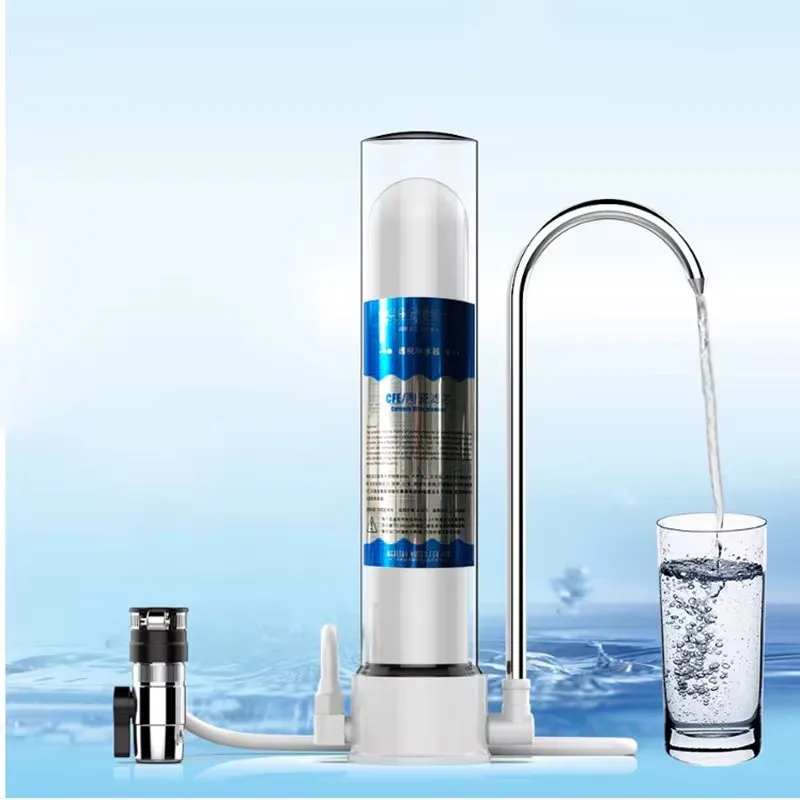 Kf-S05Fc7007Bcd94B81A566Dbdade1Dae43H Water Purifier Household Direct Drinking Tap Filter Tap Water Transparent Water Filter Ceramic Cartridge - Image 1