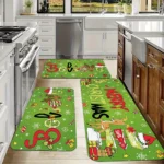 Elegant Anti-Slip Polyester Floor Mat for Home & Hotel Use - Image 2