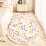 VIKAMA Floral Polyester Rug - Fade Resistant for Home & Travel - Image 4