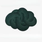 Luxe Cream Fluffy Rug - Irregular Geometric Washable Comfort - Image 3