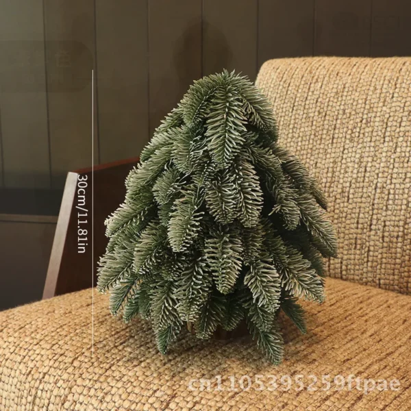 Elegant 40 cm Noble Pine Christmas Tree for Desktop Decor