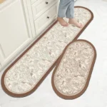 American Style Kitchen Floor Mat Non-slip Washable Household Long Rugs Water-absorbing Oil-absorbing Pad Premium Kitchen Carpet