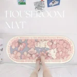 VIKAMA Floral Polyester Rug - Fade Resistant for Home & Travel - Image 2