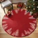 Vibrant Anti-Slip Round Carpet for Home & Travel Comfort - Image 2