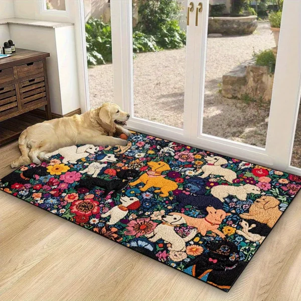 VIKAMA Cartoon Rug: Perfect for Home & Outdoor Style!