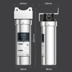 10 Inch Pre Filter 304 Stainless Steel 3/4" High Flow Whole House Household Water Purifier Filtration System - Image 5