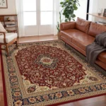 VIKAMA Bohemian crystal velvet Rugs, living room coffee table, sofa carpet, study, bedroom, waterproof and dirt resistant carpet