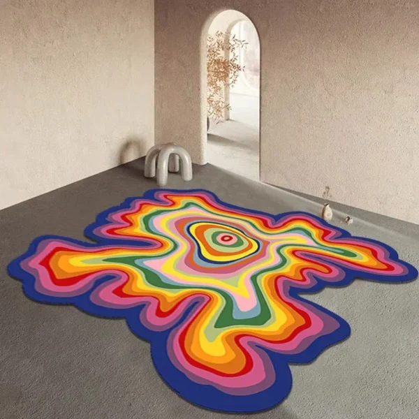 Modern Luxury Washable Carpet Rug for Living Room & Bedroom