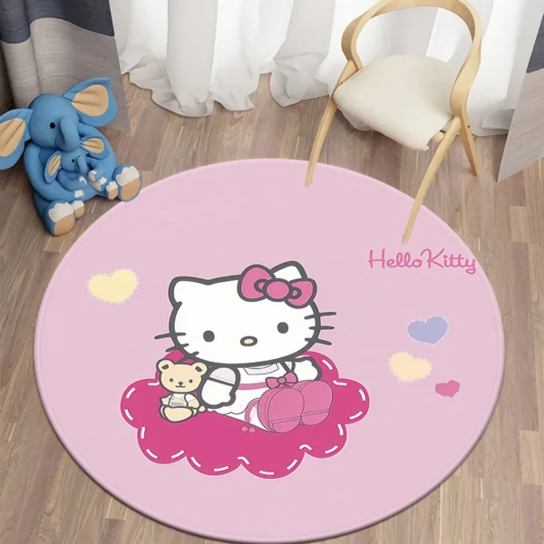 Luxurious Anti-Slip Animal Print Rug - Soft Polyester Comfort