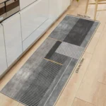 VIKAMA Minimalist Geometric Rugs Ideal For Hallways, Kitchen Mats, And Entrance Hall Doormats Durable And Easy-Care Home Décor - Image 2