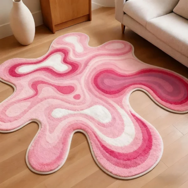 Elevate Your Space: Modern Geometric Irregular Area Rug