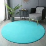 Elevate Your Home: Soft Round Coral Velvet Carpet, Anti-Slip, Washable - Image 5