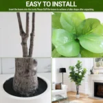 Elegant Silk Fiddle Leaf Fig Tree for Home Décor - Image 3