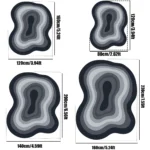 Effortless Style: Modern Washable Flannel Rug. Anti-Slip! - Image 2