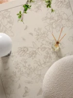 Customizable Beige Plush Rectangle Rug - Soft & Stylish Decor - Image 5