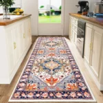 VIKAMA Boho Persian Flannel Carpet Kitchen Floor Mat Hallway Rug Sofa Cushion Bedside Rug Carpet For Live Room Long Rug Home - Image 4