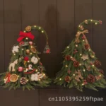 Elegant 40 cm Noble Pine Christmas Tree for Desktop Decor - Image 5