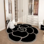 Floral Anti-Slip Rugs for Hotels & Homes - Stain Resistant