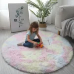 Super Soft Fluffy Round Rug Plush Carpet for Living Room Decor Cozy Bedroom Nursery Kids Room Home Floor Mat Decorative - Image 5