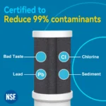 ALTHY Faucet Tap Water Filter Purifier System, Reduces Lead, Chlorine & Bad Taste NSF Certified 320-Gallon Kitchen - Image 3