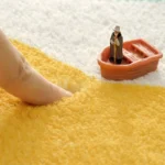 Nordic Style Living Room Decoration Plush Carpet Fluffy Soft Flower Shape Rug Simple Rugs for Bedroom Washable Bedside Floor Mat - Image 5