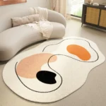 Stylish Geometric Rug: Absorbent, Non-Slip & Machine Washable - Image 3