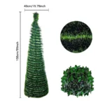 Telescopic 5 ft Christmas Tree - No-Maintenance Holiday Decor - Image 3