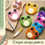 Beginner-Friendly Punch Needle Kit - DIY Coasters Set of 6 - Image 5