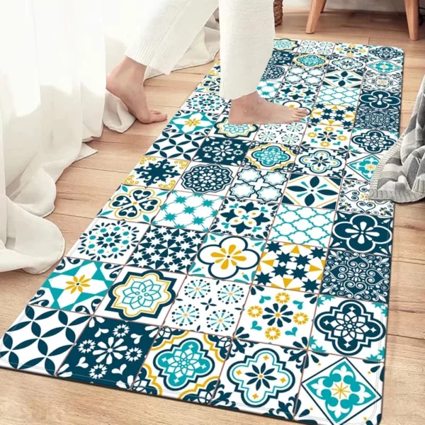 Mandala Patchwork Bedroom Carpet Bathroom Non-Slip Floor Rugs Used In Living Room LaundryRoom Kitchen Home Decoration Mat