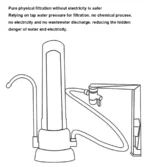 Water purifier household direct drinking tap filter tap water transparent water filter ceramic cartridge - Image 6