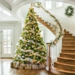 Pre-Lit Frosted Christmas Tree - Lifelike Holiday Decor - Image 6