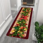 VIKAMA Christmas Carpet Long Carpet Hallway Rug Soft Living Room Carpet Rug For Bedroom Doormat Welcome Mat Christmas Decoration - Image 5