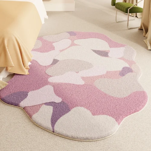 Customizable Modern Geometric Polyester Carpet for Any Space