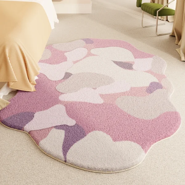 Customizable Modern Geometric Polyester Carpet for Any Space