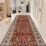 Custom Persian Runner: Non-Slip, Washable Hallway Elegance