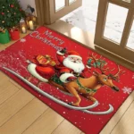 Elegant Anti-Slip Polyester Floor Mat for Home & Kitchen