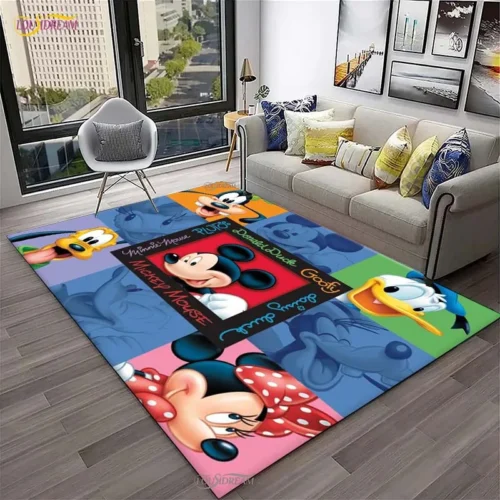 Stylish Animal Print Waterproof Floor Mat for Home & Travel