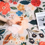 Floral Waterproof Kitchen Mat - Anti-Slip, Machine Washable - Image 4