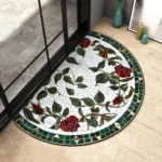 Customizable Floral Entrance Mat - Water-Resistant & Non-Slip - Image 3