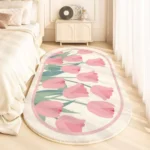 VIKAMA Floral Polyester Rug - Fade Resistant for Home & Travel - Image 6