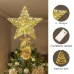 Luminous Star Tree Topper for Magical Christmas Decor - Image 3