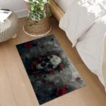 Highland Cow Floral Crown Indoor Door Mat, 17x29.5 Inch, Floor Area Rug for Entryway, Living Room, or Bathroom, Non-Slip Doormat - Image 6