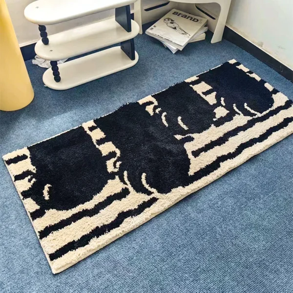 Cozy Animal Pattern Carpet - Soft, Anti-Slip, Fade Resistant
