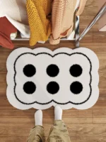 Charming Cartoon Rug: Washable, Anti-Slip & Ultra-Soft Home Mat - Image 5