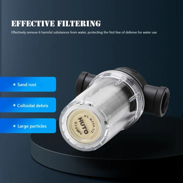 Pre Filter 250 Mesh Filtration Precision Spin Down Sediment Filter Spin Down Water Filter for Water Tank Water Tower Aquaculture