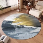 Custom Round Rug: Modern 3 D Abstract, Non-Slip, Washable! - Image 4