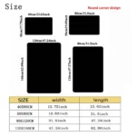 Rainbow Unicorn Carpet for Girls Bedroom Living Room Decor Sofa Rug Children's Playroom Play Mat Gifts for Girls Christmas Gift - Image 4