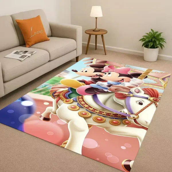 Charming Cartoon Anti-Slip Rug for Home & Outdoor Use