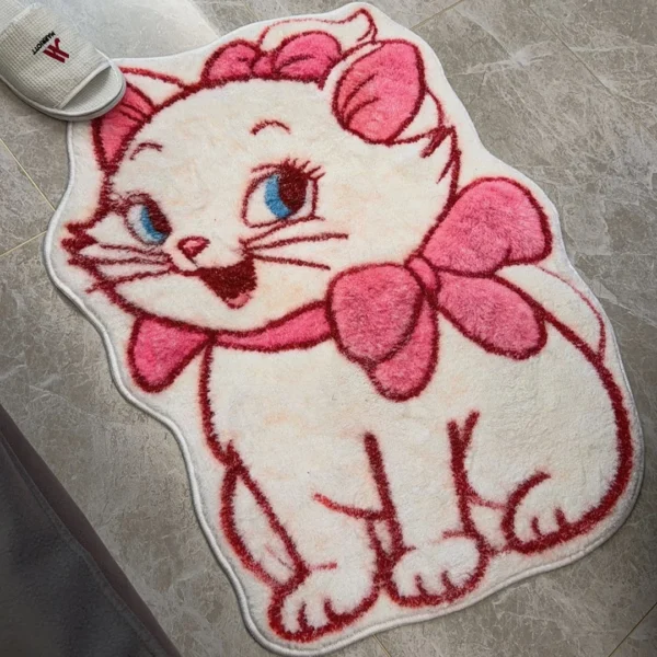 MINISO Cartoon-Patterned 100% Polyester Fun Throw Pillow