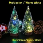 Customizable Green & White Pine Tree for Holiday Decor - Image 2